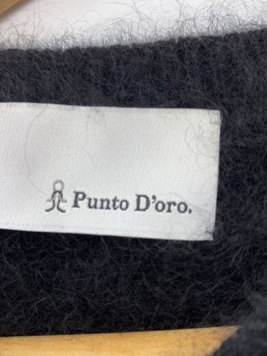 商品画像：punto D oro/ニット・セーター/FREE/ウール/BLK/無地/1704-0301 3