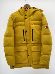 ダウンジャケット/XL/ポリエステル/YLW/無地