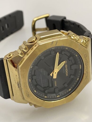 商品画像：クォーツ腕時計_G-SHOCK/アナログ/ラバー/BLK/BLK 6