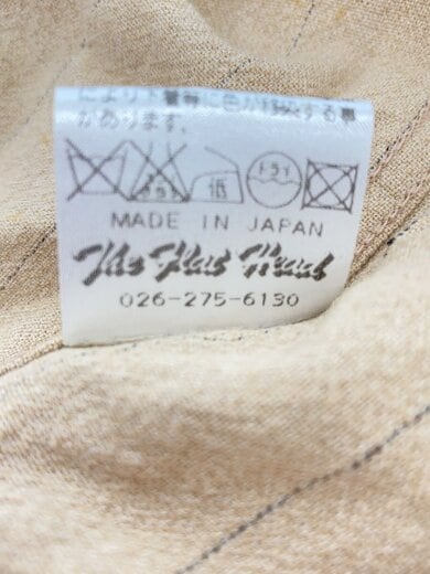 商品画像：長袖シャツ/36/レーヨン/BEG/ストライプ 4