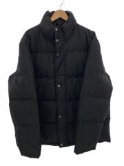 ダウンジャケット/XL/ポリエステル/BLK/無地