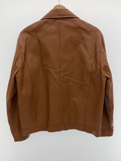 商品画像：レザージャケット・ブルゾン/L/レザー/BRW/無地 2