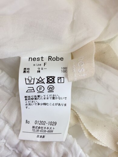 商品画像：スカート/FREE/コットン/WHT/無地/01202-1029 3