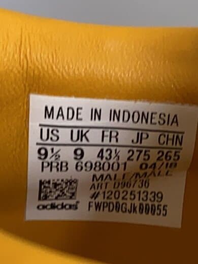 商品画像：CAMPUS/キャンパス/27.5cm/YLW 5