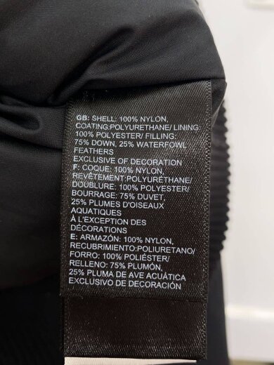 商品画像：ダウンジャケット/S/ポリエステル/BLK/無地/NF0A3XDY NEWINGTON DRYVENT JAC 4