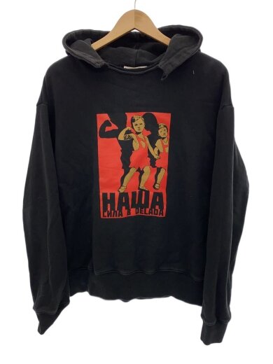 商品画像：パーカー/L/コットン/BLK/プリント 1