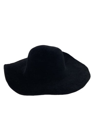 商品画像：ハット/--/ウール/BLK/無地/レディース 1