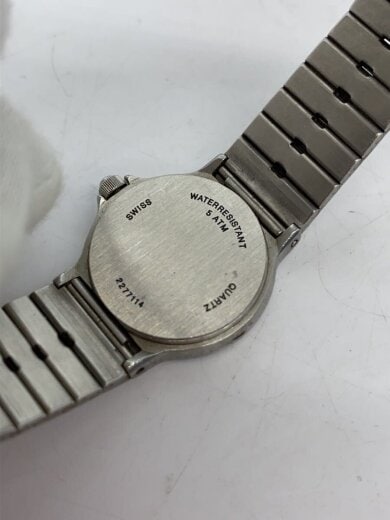 商品画像：クォーツ腕時計/アナログ/ステンレス/WHT/SLV 3