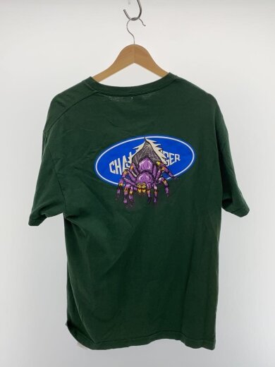 商品画像：Tシャツ/L/コットン/GRN/プリント/スパイダー// 2