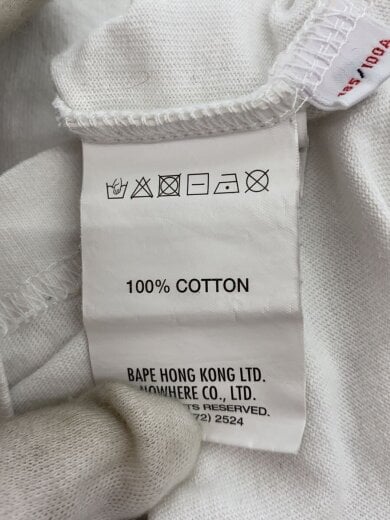 商品画像：Tシャツ/XL/コットン/WHT/プリント/AAPTEM9613XXK// 4