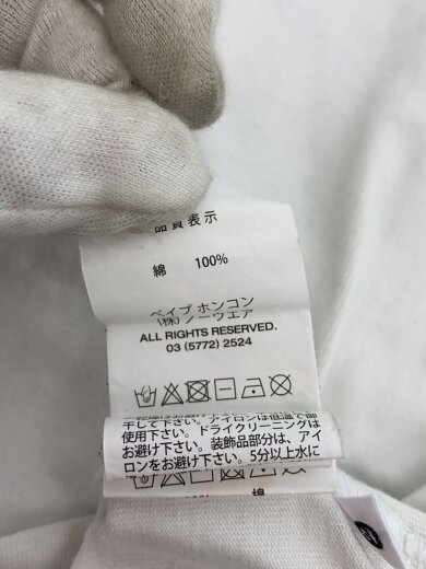 商品画像：Tシャツ/XL/コットン/WHT/プリント/AAPTEM9613XXK// 5