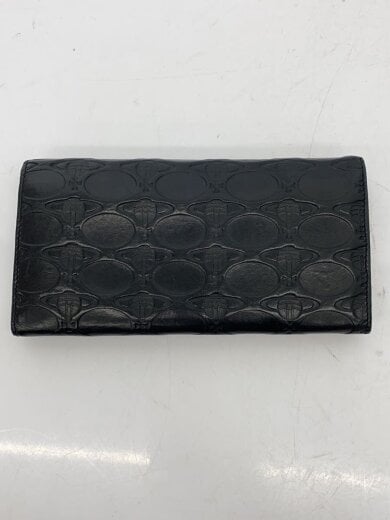 商品画像：長財布/レザー/BLK/総柄/レディース 2