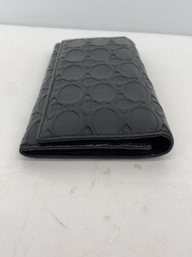 商品画像：長財布/レザー/BLK/総柄/レディース 4