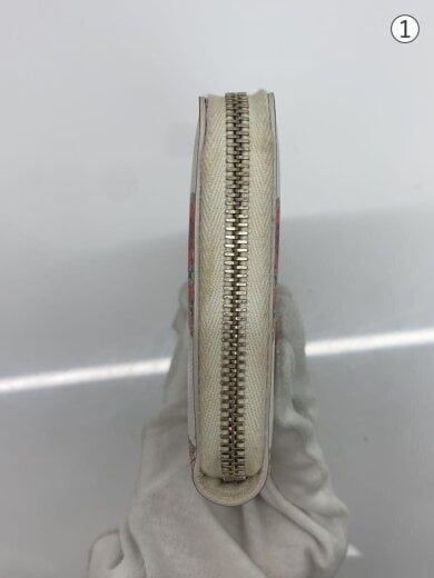 商品画像：長財布/--/WHT/花柄/レディース 8