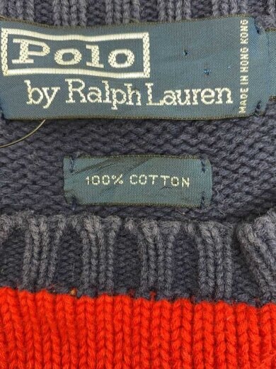 商品画像：ニット・セーター(厚手)/L/コットン/ボーダー 5