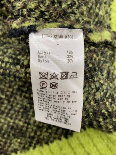 商品画像：カーディガン(厚手)/L/アクリル/GRN/TTT-2021AW-KT08 4