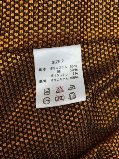 商品画像：テーラードジャケット/2/ポリエステル/BLK 4