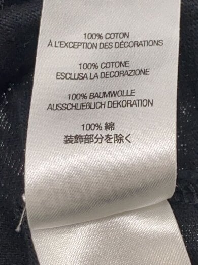 商品画像：Tシャツ/M/コットン/BLK 4