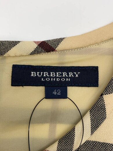 商品画像：7分袖ワンピース/42/コットン/BEG/FMA76-049 3