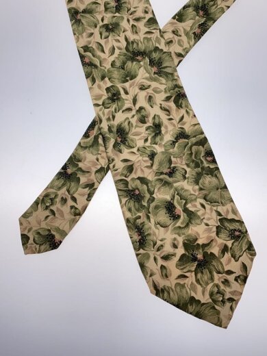 商品画像：ネクタイ/シルク/KHK/花柄/メンズ 2
