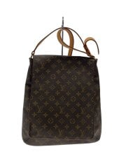 ミュゼット_モノグラム・キャンバス/PVC/BRW