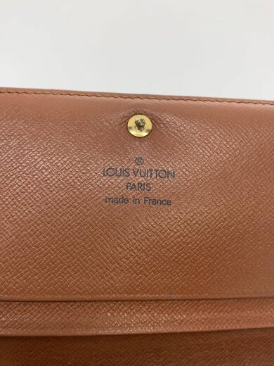 商品画像：2)ポルト・フォイユ・トレゾール_モノグラム・キャンバス/PVC/BRW/レディース 3