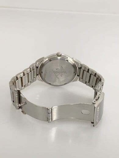 商品画像：ソーラー腕時計/アナログ/ステンレス/BLK/SLV/SS/E111ーS027161 4