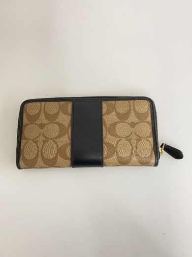 商品画像：アコーディオン・ジップウォレット_シグネチャー_ブラックレザー/--/BRW/メンズ 2