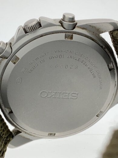 商品画像：クォーツ腕時計/アナログ/--/GRN/KHK/SS/7T92-0DX0// 3