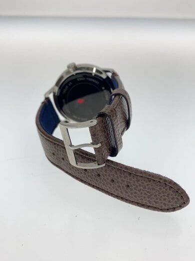 商品画像：クォーツ腕時計/アナログ/レザー/SLV/BRW/SS/6323-T024041// 4