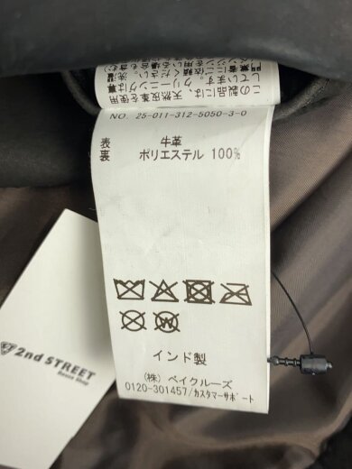 商品画像：レザージャケット・ブルゾン/M/牛革/BLK/25-011-312-5050-3-0 5