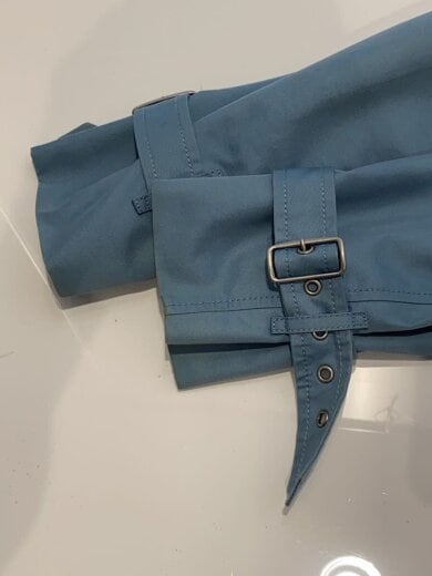 商品画像：トレンチコート/M/コットン/BLU/C8762 5