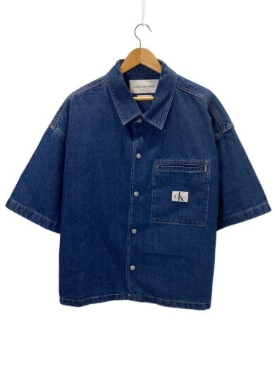 商品画像：ボクシーショートデニムシャツ/L/デニム/IDG/J325553// 1