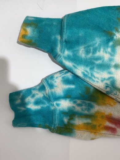 商品画像：00s/リバースウィーブ/アーチ/タイダイ/パーカー/S/コットン/マルチカラー/プリント 6