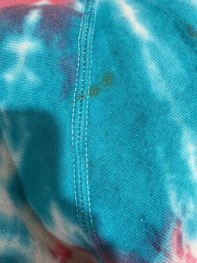 商品画像：00s/リバースウィーブ/アーチ/タイダイ/パーカー/S/コットン/マルチカラー/プリント 7