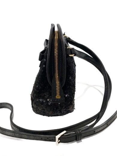 商品画像：ショルダーバッグ/スパンコール/リボン/BLK/WKRU2887 2