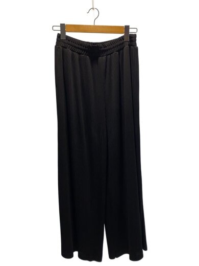 商品画像：23AW/プリーツイージーワイドパンツ/M/ポリエステル/BLK/ZU33JF076 1