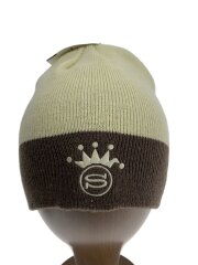 24SS/SKULLCAP S CROWN JACQUARD/ニットキャップ/アクリル/BEG/メンズ/132120