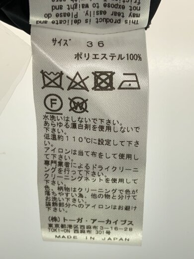 商品画像：MEMORY TAFFETA S S DRESS/36/ポリエステル/BLK/TP251-FH230 4