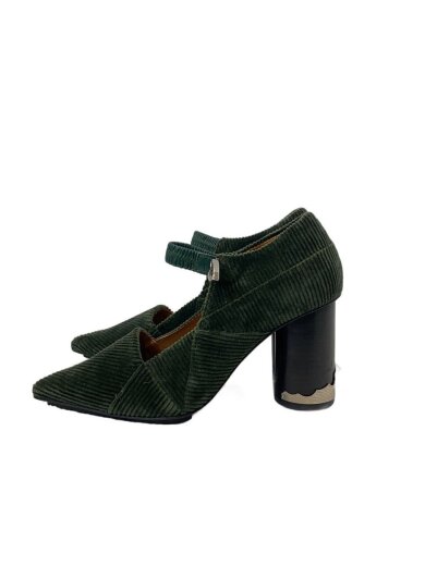 商品画像：パンプス/--/GRN/コーデュロイ/TP242-AJ924 1