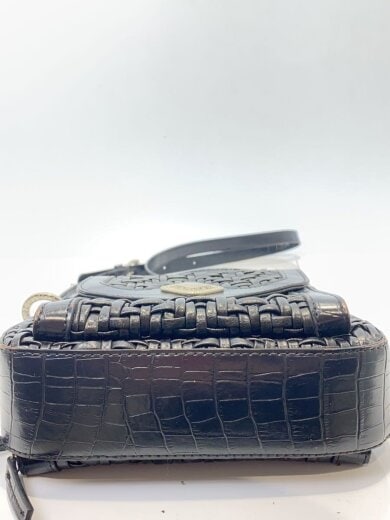 商品画像：coldwater creek/ショルダーバッグ/レザー編み込み/レザー/BLK 4