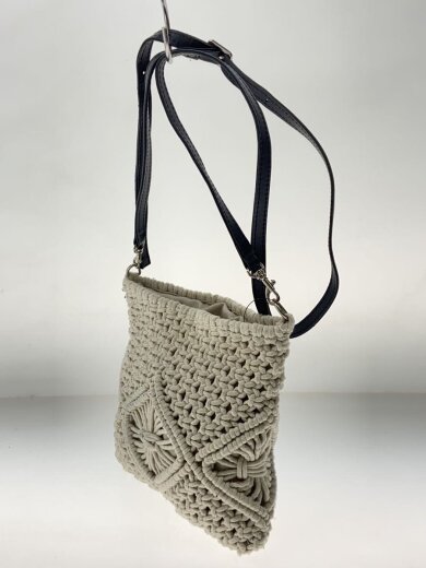 商品画像：ショルダーバッグ/コットン/WHT/無地/YN-I18-096 2