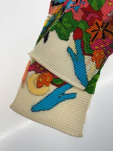 商品画像：ハイネックワッフルプリーツトップス/--/ポリエステル/IVO/MI41FJ221 5