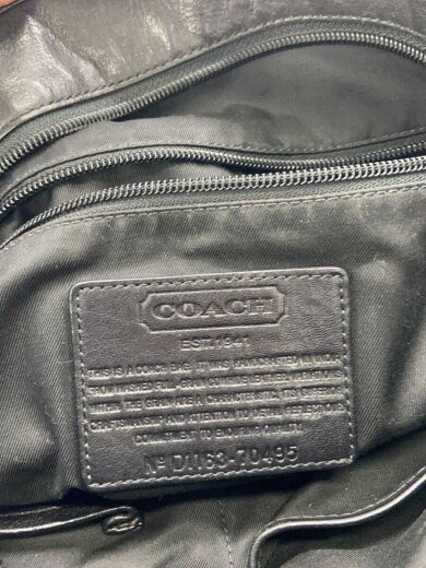 商品画像：2WAYショルダーバッグ/レザー/BLK/70495 5