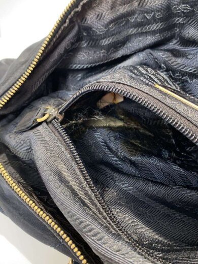 商品画像：キルティングチェーントートバッグ/ナイロン/BLK 9