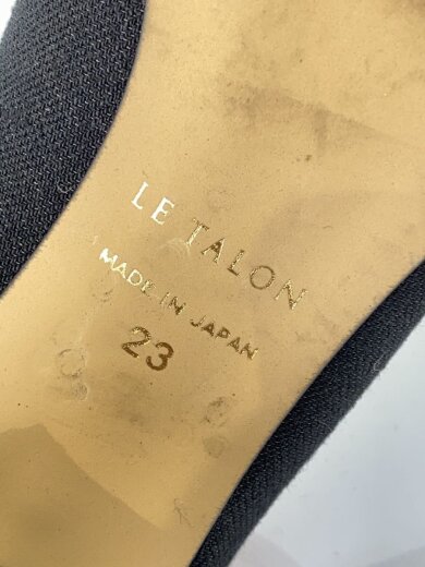 商品画像：オーバルプレートパンプス/25cm/BLK/13401 5