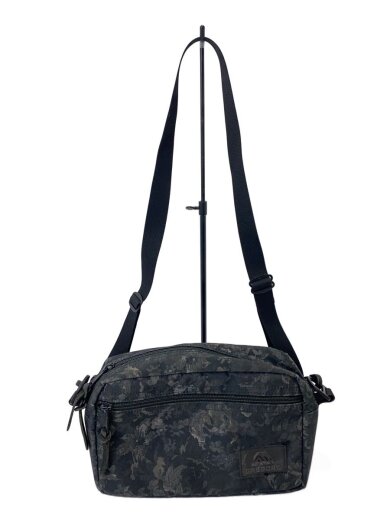 商品画像：パデッドショルダーポーチ/ショルダーバッグ/ナイロン/GRY/総柄 1