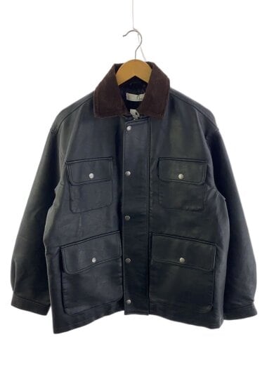 商品画像：UNIIT/カバーオール/M/フェイクレザー/BLK/213-1470 1