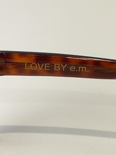 商品画像：LOVE BY e.m./メガネ/ウェリントン/BRW/CLR/レディース/E52-6 4