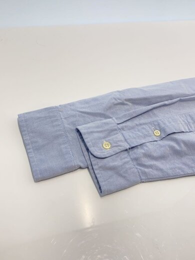 商品画像：CUSTOM FIT/クレリックカラー/長袖シャツ/L/コットン/BLU 6